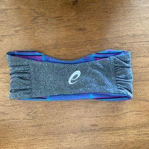 Asics Running Headband with Ponytail Hole